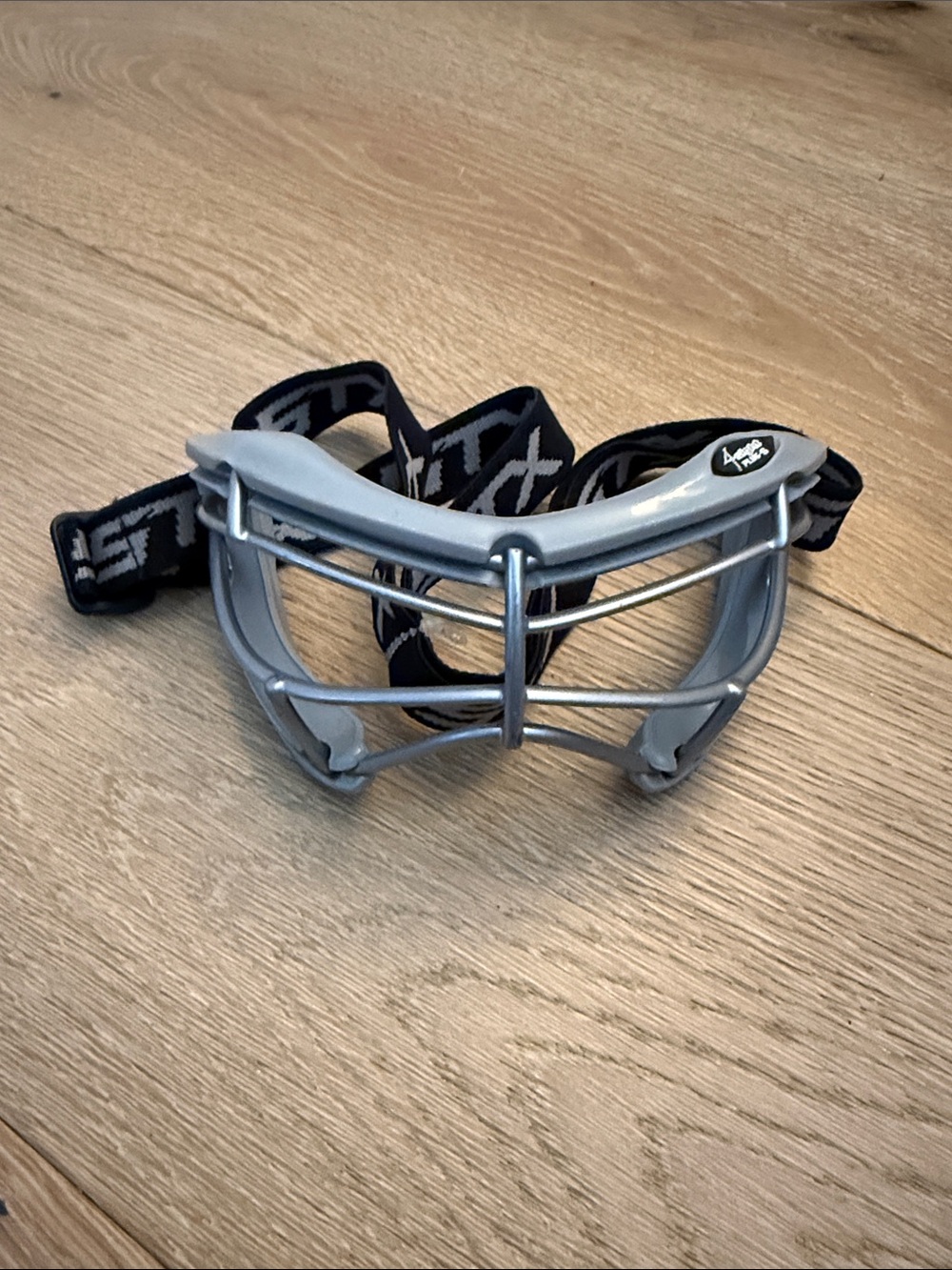 STX Silver Kids Lacrosse/Face Mask with Adjustable Strap
